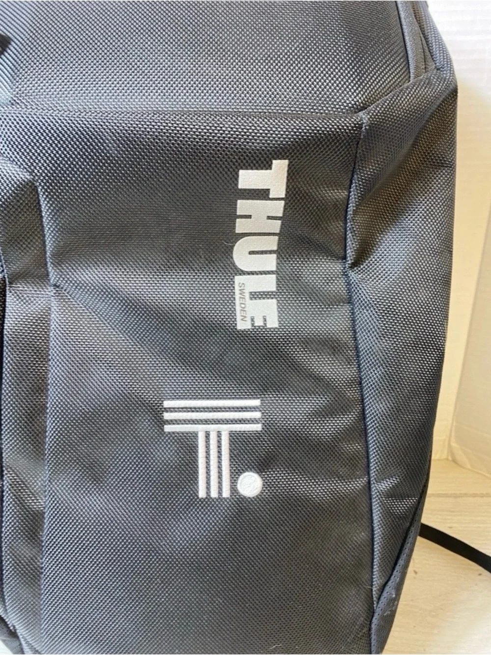 Thule Black Laptop Backpack Daypack Travel School Work Bag w/ SafeZone Storage⁠